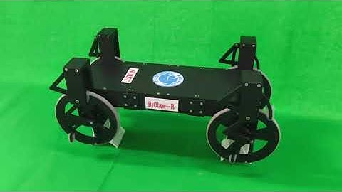BiClaw-R: A Leg–Wheel Robot Equipped with Four Wheels Featuring Symm. Claws Following Circular Traj.