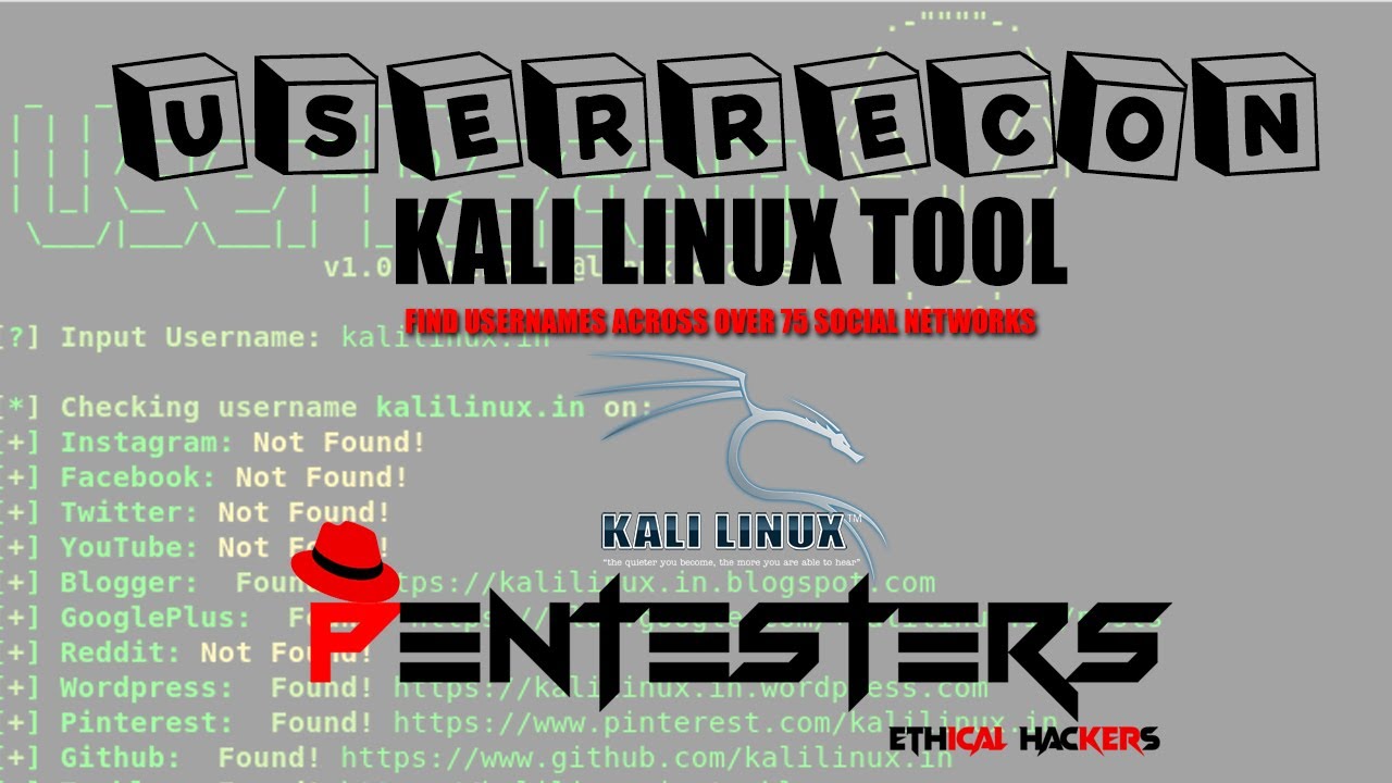 Find username. Kali Linux Userrecon. Kali Linux Userrecon Aziz. Userrecon download.