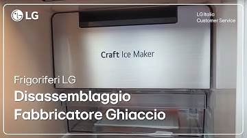LG refrigerators | Disassembly Handcrafted Ice Maker Side by Side InstaView ™ models
