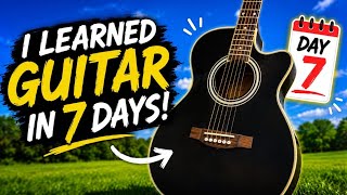 Can I learn guitar in just 7 days