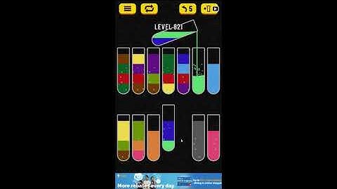 Water Sort Puzzle Level 821