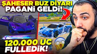 120.000 UC YENİ ŞAHESER PAGANİ GELDİ!!  BUZ DİYARI KAPLAMALI ARABA BAYILDIM!! | PUBG MOBILE