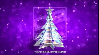 - Xmas Tree Loop - Purple Glitter 01 - Dbgraphics -