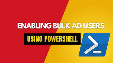 enabling bulk ad users with PowerShell script
