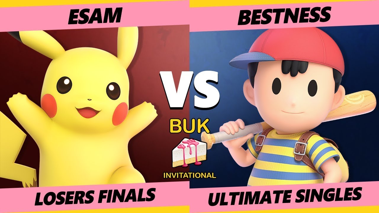 Buk Invitational Losers Finals - BestNess (Ness) Vs. ESAM (Pikachu) Smash Ultimate - SSBU