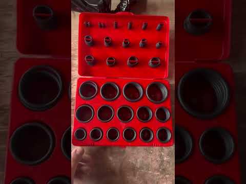 Гумові кільця ущільнювачів 382 шт. різні розміри, видео 1