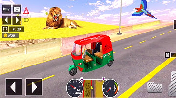 Tuk Tuk auto rickshaw driver game - 3D auto rickshaw driving game - Android iOS Gameplay #67