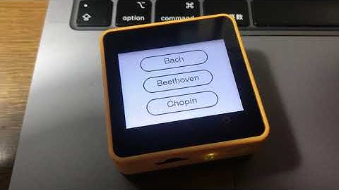 M5StackCore2でオーディオファイルを再生してみました