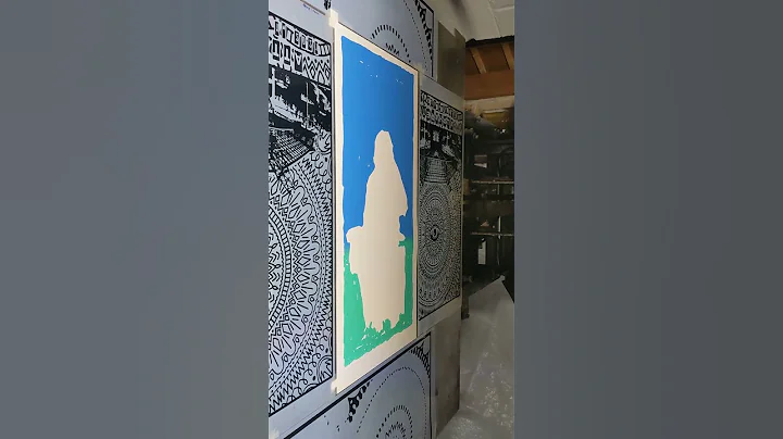 Chuck Cronin Ollie Inks Screen Printing... printin...