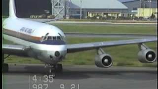 JAL DC-8-62　JA-8031  Landing ・Taxi to Spot