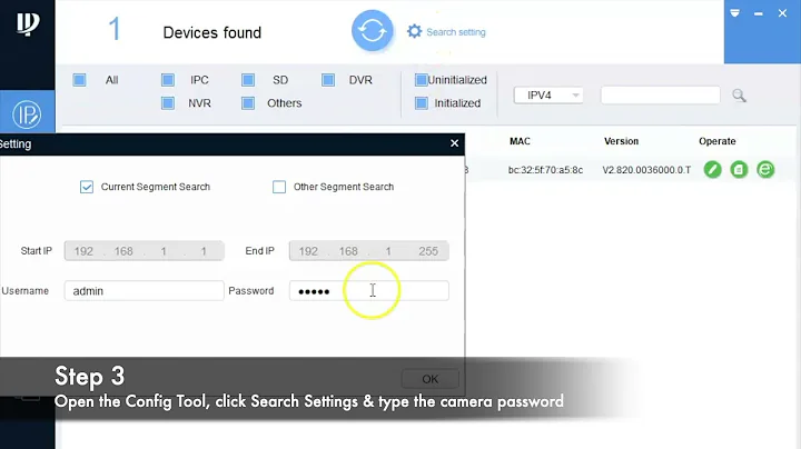 How to upgrade Dahua camera firmware to vCloud.ai