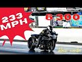 Turbo GSXR 1000 Black Mamba breaks the World Record!!! Fastest No Bar Motorcycle 6.300 at 233mph