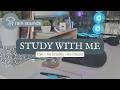 1.5HR STUDY WITH ME 💻🌧️ on a rainy day | 🧠 DEEP FOCUS | rain sounds / typing | no breaks | no music
