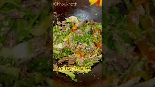 ឆាមីកញ្ចប់បែបអ្នកនៅផ្ទះ shots cooking food