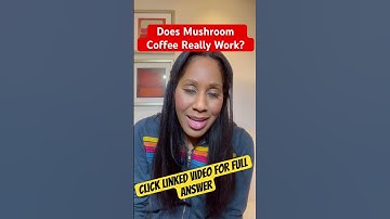 Does MUSHROOM COFFEE REALLY WORK? 🍄 #shorts #shortsvideo #shortsfeed