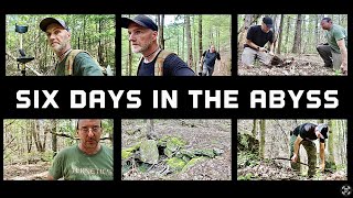 Six days exploring metal detecting finding ancient lost places in New England