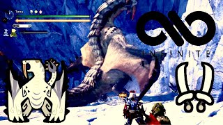 MHW Iceborne|Infinite Wall Slam Barioth Showcase [4P-Dual Blades]