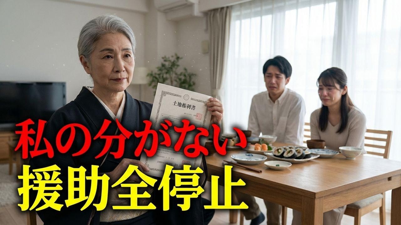 「私の分はないのね」嫁の策略で食事抜き。全てを断ち切り…夜、家族は大崩壊
