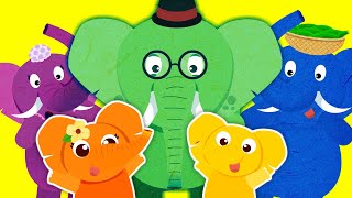 The Elephant Family | Family Love Song | Animal Song | Nursery Rhymes & Kids Songs