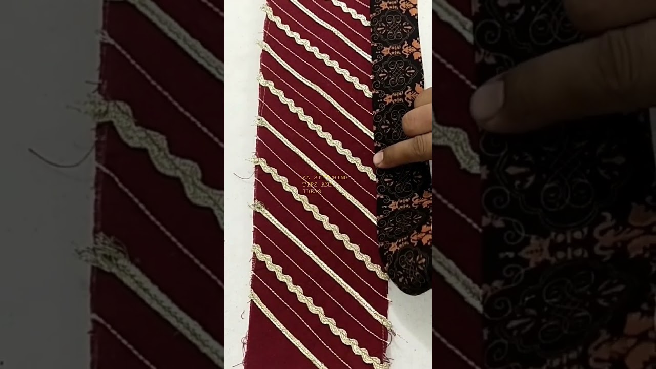 sleevs and trouser design zikzak dori sy bany full video mery chenal py majood hy