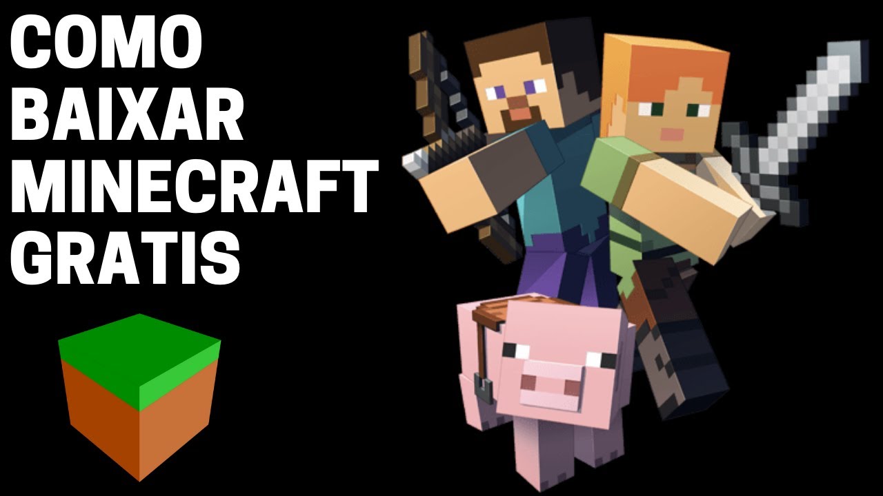 Como Baixar Minecraft Grátis Atualizado!! - YouTube