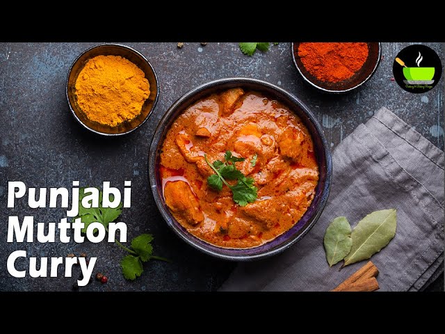 Punjabi Mutton Curry Recipe | Punjabi Mutton Curry | Punjabi Dhaba Style Mutton Curry | Mutton Curry | She Cooks