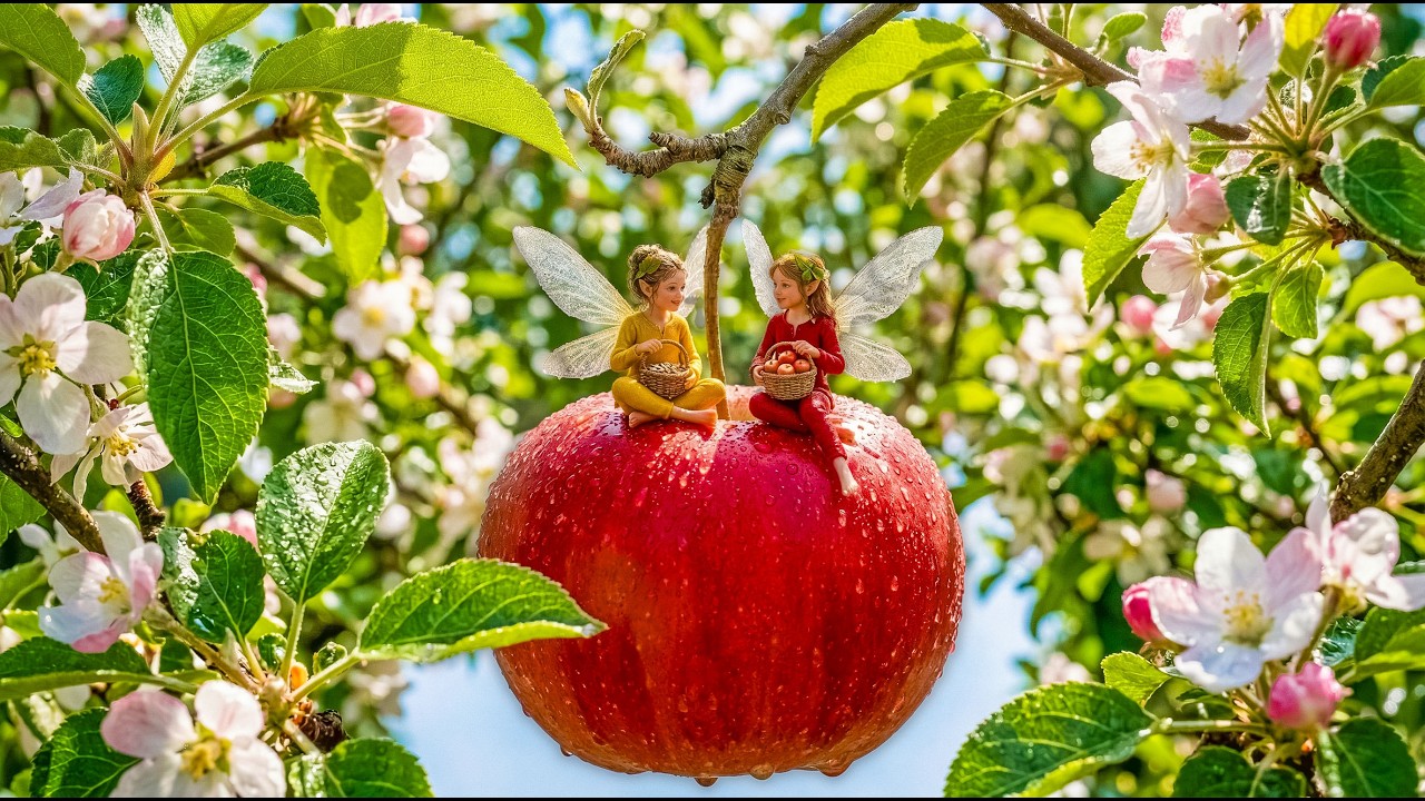Сказка-мини: Хранители яблони, которые Заботятся о Ней и Помогают Расти
