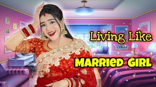 Living like a Married Girl for 24 Hours | *Finally Married 😍* | Nilanjana Dhar screenshot 4