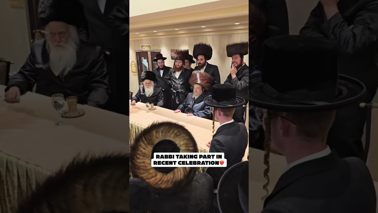 Rabbi taking part in recent celebration❤️‍🔥🤠
