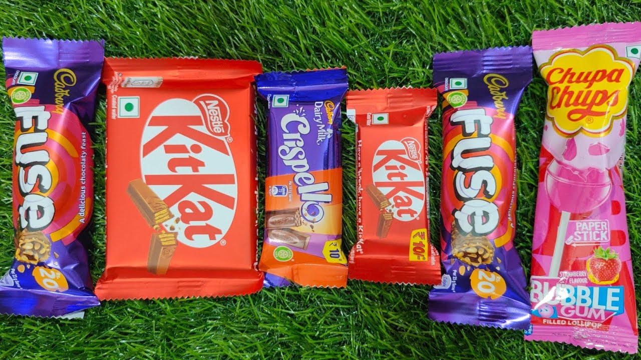 ASMR Most Popular Candys / some lots of colorful rainbow lollipop candy / 