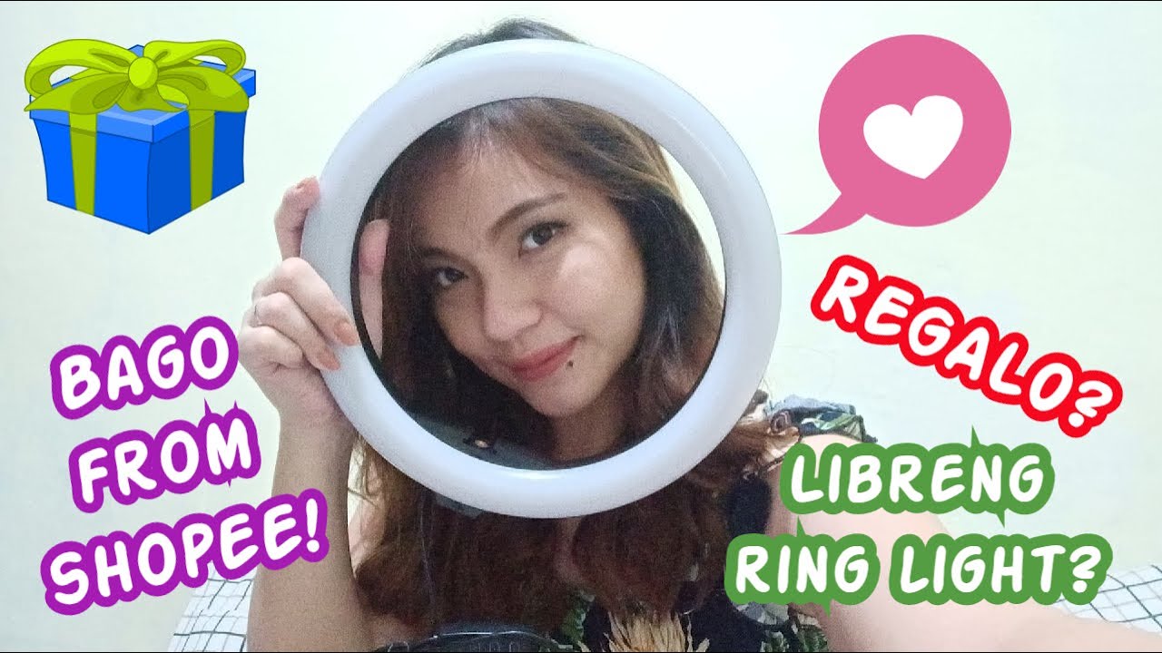 Unboxing my free Ring Light | Sponsored by my sister | SAM ANDALLO