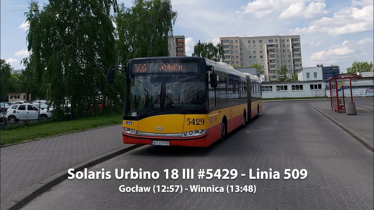 Linia 509 | Solaris Urbino 18 III #5429 - MZA Warszawa
