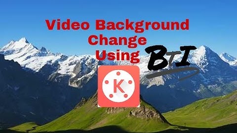 How to change video background using kinemaster by mobile in Bengali