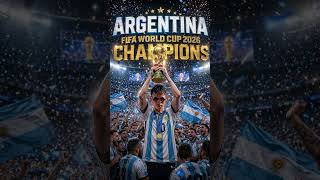 🏆 Argentina Juara FIFA World Cup 2026 🇦🇷 | Template CapCut AI Viral