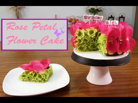 Rose Petal Flower Cake
