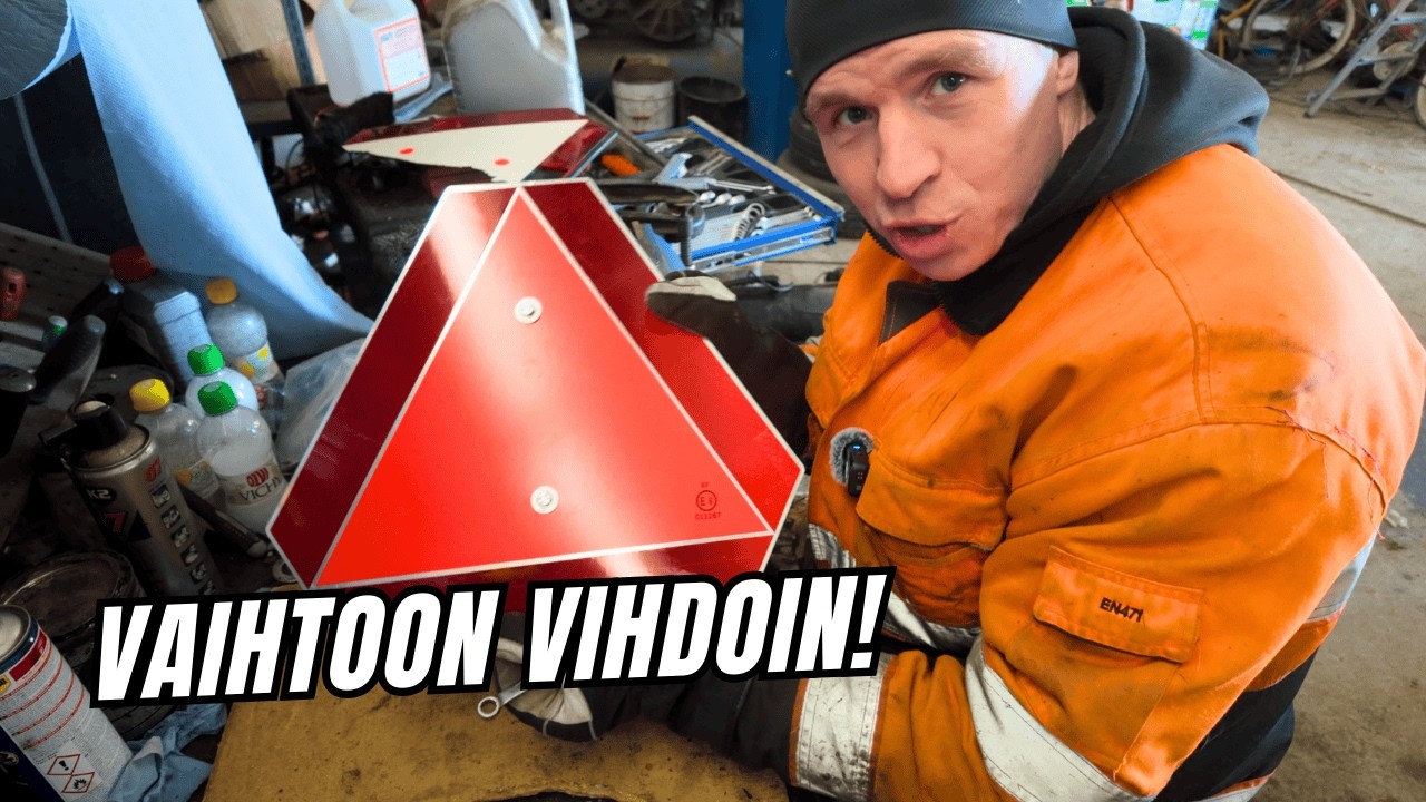 Melkein 2 vuotta rikki… Jontikan kolmio vihdoin vaihtoon 🚜