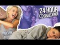 24 HOUR FORT OVERNIGHT CHALLENGE! TRAPPED IN OUR OFFICE (Part 1)