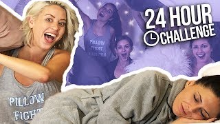 24 HOUR FORT OVERNIGHT CHALLENGE! TRAPPED IN OUR OFFICE (Part 1)