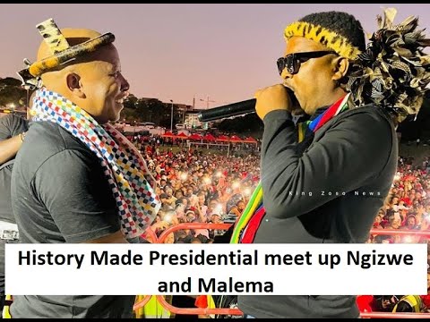 Ngizwe Mchunu Praises Julius Malema Meet for the first time 16 June Rally