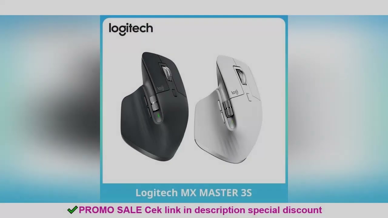 Logitech MX Master 3S Wireless Bluetooth Mouse High End Cross Screen Laptop