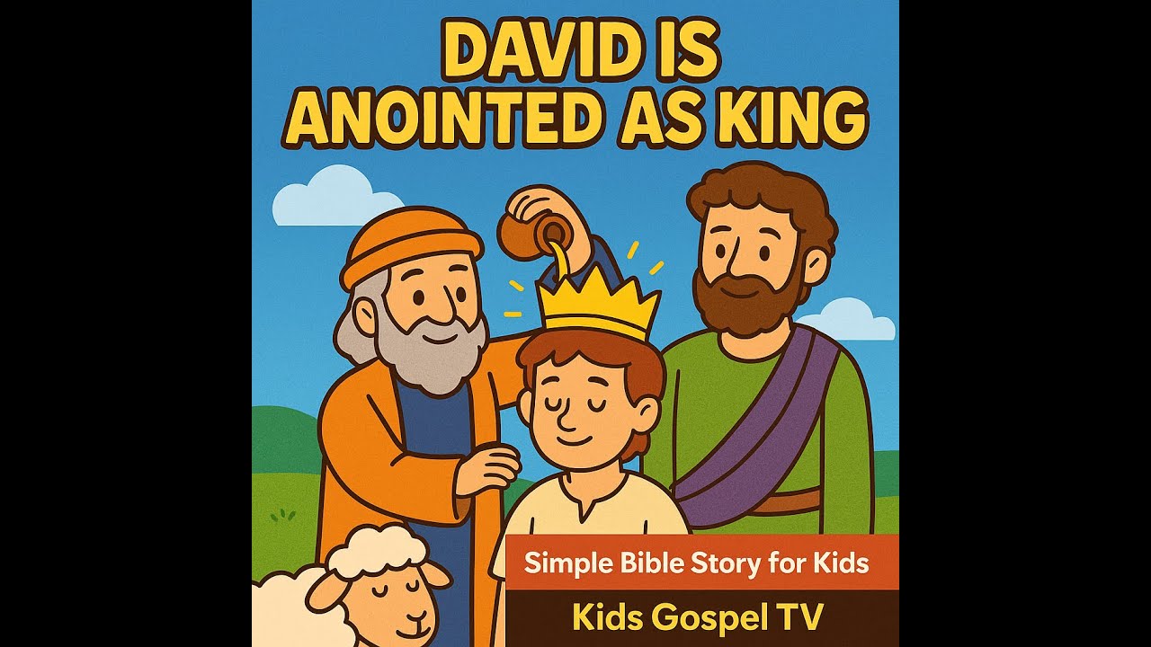 David Is Anointed as King 👑 | Simple Bible Story for Kids | Kids Gospel ...