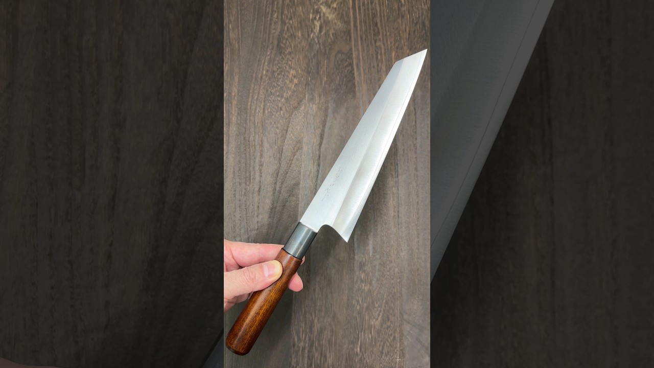Misuzu VG10 Brass-Urushi Kiritsuke-Gyuto Knife 210mm with Lacquered Magnolia Handle
