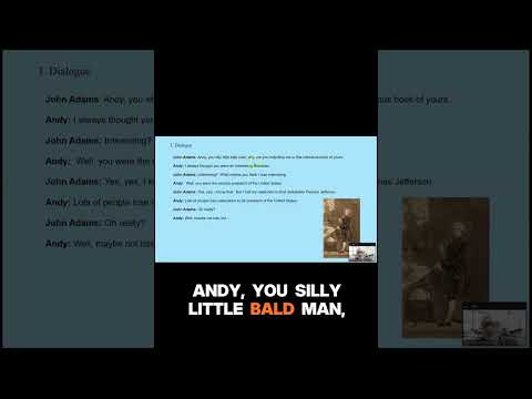 Make history fun with silly dialogues #substack #shorts