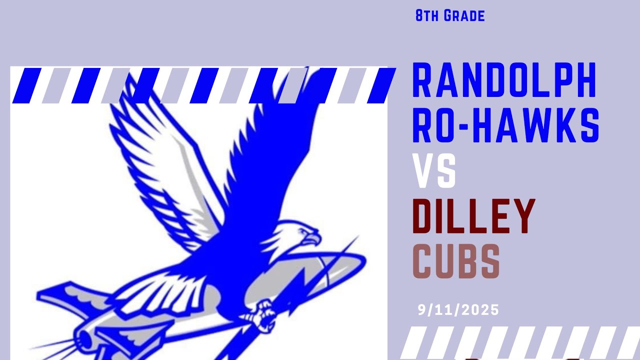 Randolph 8th Grade Football vs Dilley 9/11/2025