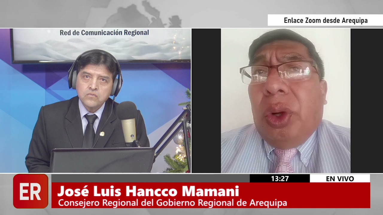 ENTREVISTA A JOSÉ LUIS HANCCO, CONSEJERO REGIONAL DEL GOBIERNO REGIONAL DE AREQUIPA