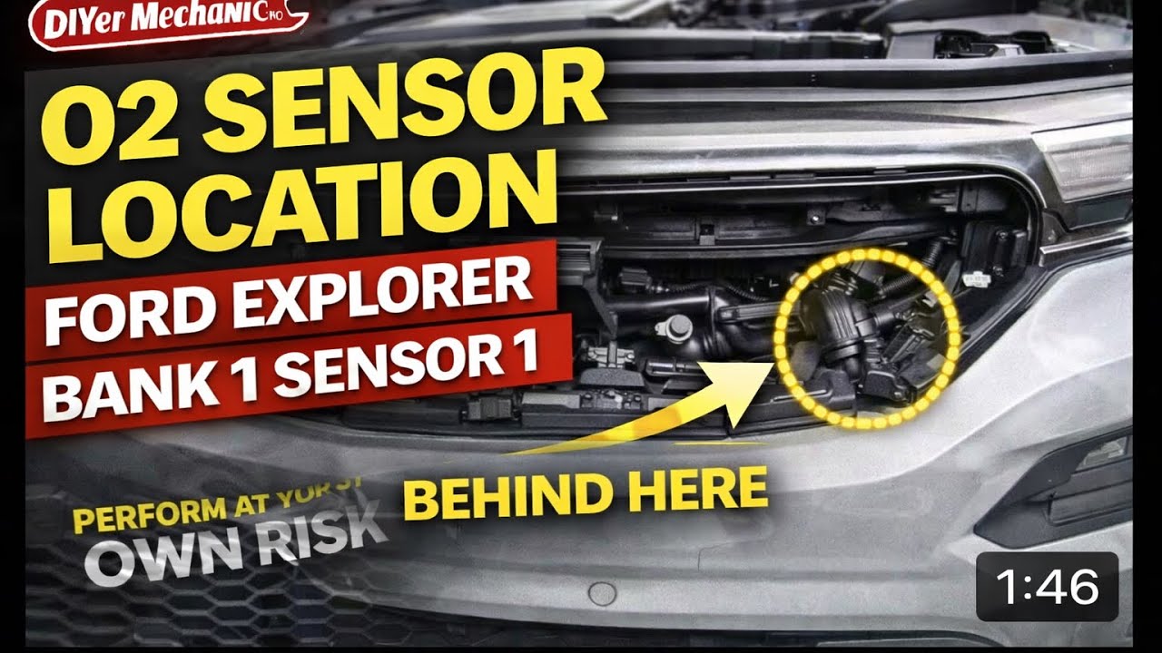 Watch Ford Explorer O2 Sensor Location | Bank 1 Sensor 1 & Bank 2 Sensor 2 (2016–2019) on YouTube Watch Ford Explorer O2 Sensor Location | Bank 1 Sensor 1 & Bank 2 Sensor 2 (2016–2019) on YouTube
