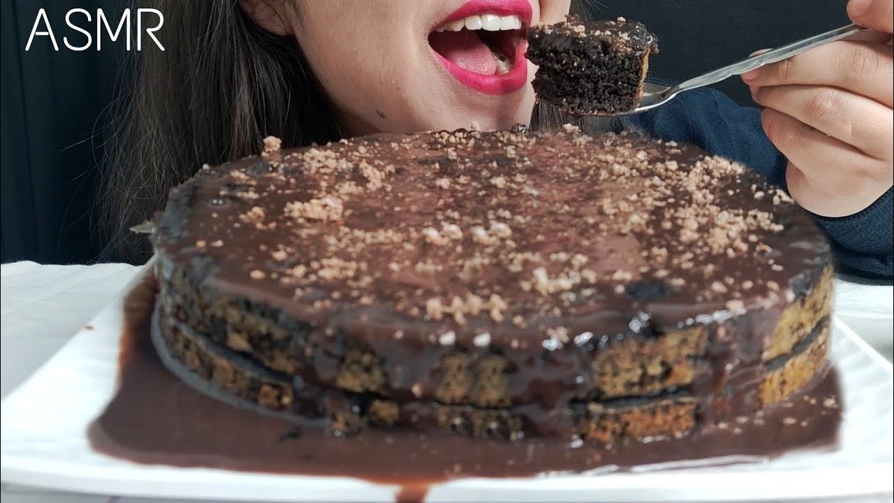 ASMR DOUBLE LAYER OREO BROWNIE | EATING SHOW | No Talking | MUKBANG ...