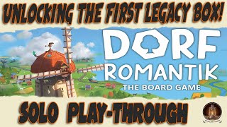 Dorfromantik: The Board Game - Full Solo Playthrough | Unlocking the FIRST Legacy Box!