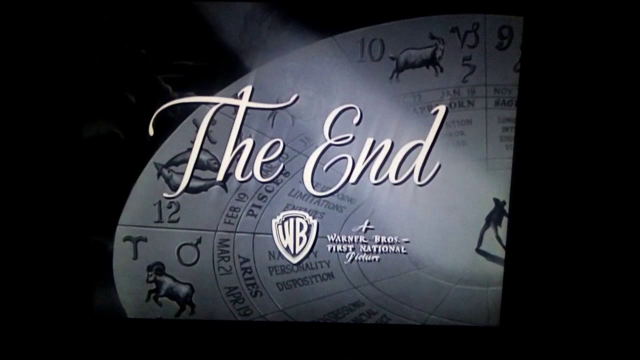 The End / Warner Bros. logo (1946) YouTube