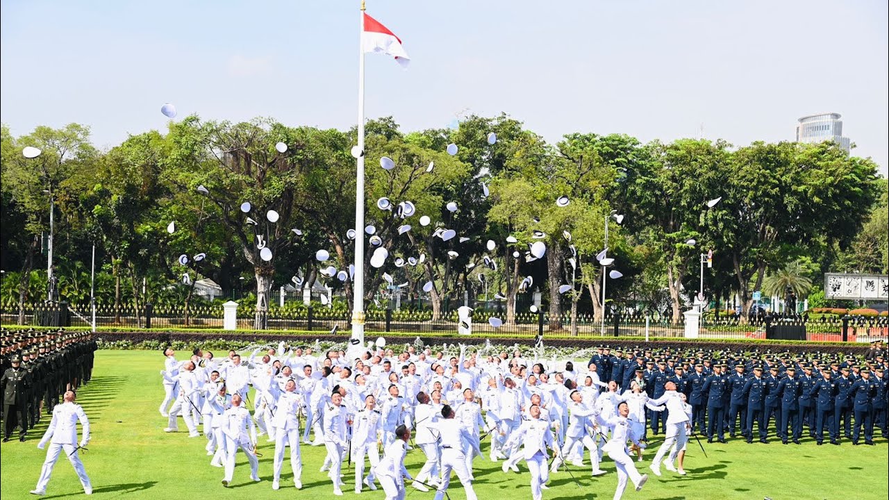 Momen Selebrasi Prasetya Perwira TNI-Polri 2022, Istana Merdeka, 14 Juli 2022